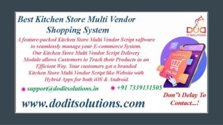 Best Online Kitchen Store Multi Vendor System - _DOD IT SOLUTIONS