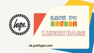 Back to School Lunch Bags