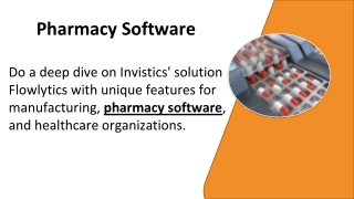 Pharmacy Software