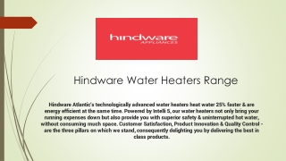 Discover Hindware Water Heaters Range