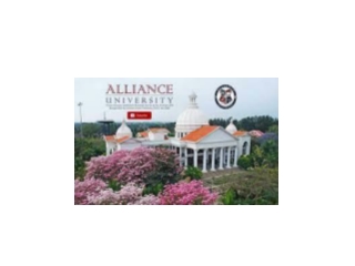 Alliance University Bangalore Admission 2022