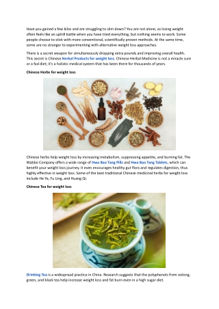 Shop Herbal Products that are best for weight loss at buyacupuncture.com