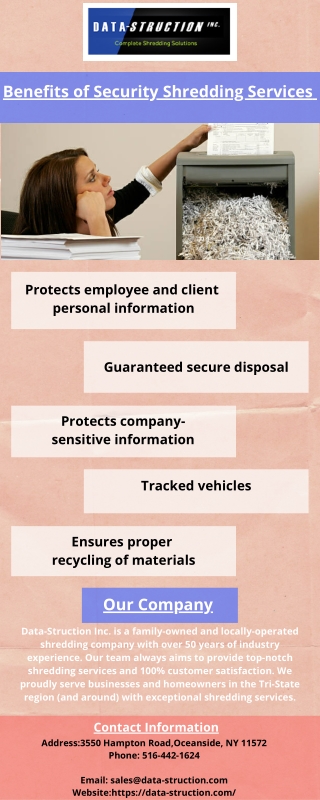 Benefits of Security Shredding Services