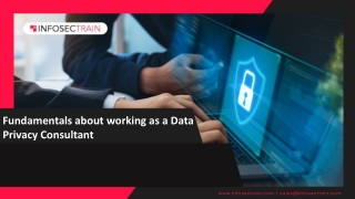 Fundamentals about working as a Data Privacy Consultant