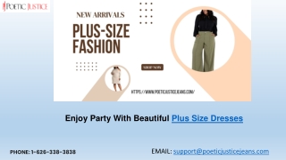 Beautiful Outfits For Curvy Figures- PJ Poetic Justice Jeans