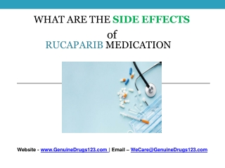 Brief Information About RUCAPARIB Online – GenuineDrugs123.com