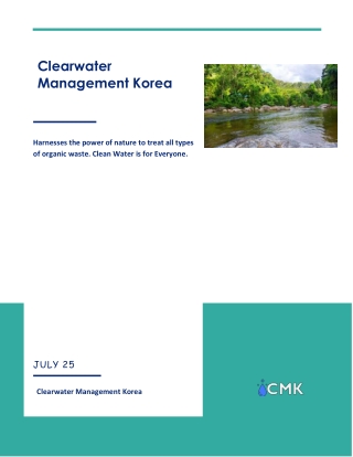 Reviewing the Top Factors That Make South Korea a Smart Water Nation by Clearwater Management Korea