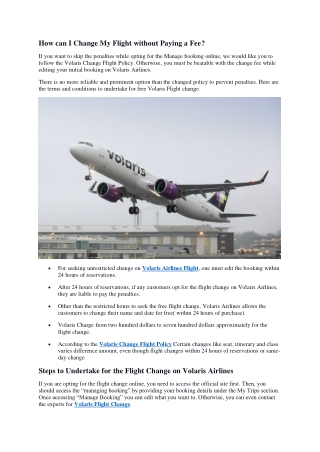 How can I Change My Flight without Paying a Fee