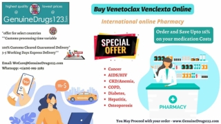 Buy VENETOCLAX Online – GenuineDrugs123.com