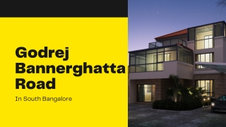 Godrej Bannerghatta Road Bangalore | Brochure