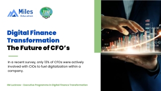 The Future of CFOs