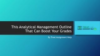 This Analytical Management Outline That Can Boost Your