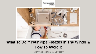 What To Do If Your Pipe Freezes In The Winter & How To Avoid It