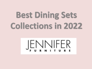 Best Dining Sets Collections in 2022
