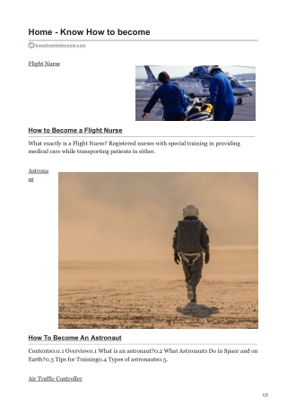 knowhowtobecome.com-Home - Know How to become