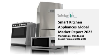 Global Smart Kitchen Appliances Market Industry Analysis, Size, Share, Growth, Trends, By Type, By Application, Regional