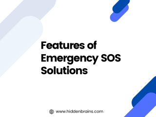Emergency SOS app development solutions