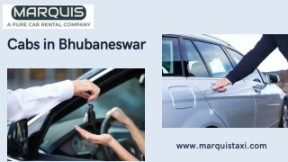 Cabs in Bhubaneswar