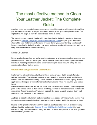 the-most-effective-method-to-clean-your-leather-jacket-the-complete-guide