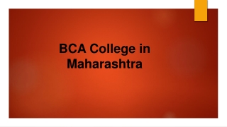 BCA College in Maharashtra - MIT ACSC