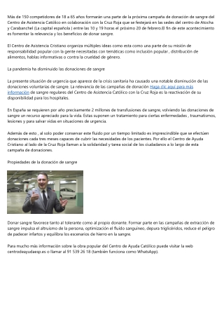 Un centro de ayuda cristiana solo puede ser bueno