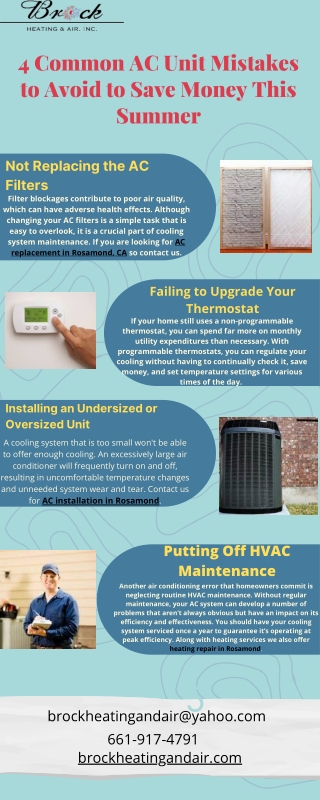 4 Common AC Unit Mistakes to Avoid to Save Money This Summer