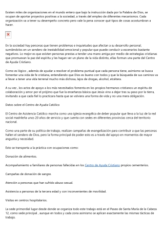 Ser Cristiano es una bendición