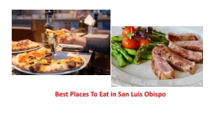 best places to eat in san luis obispo