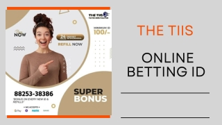 Online Betting Id Keeps You From Growing | The TIIS