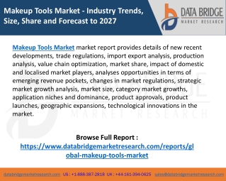 Makeup Tools Market is Rising with Higher CAGR of 9.75%