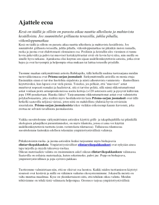 Ajattele ecoa