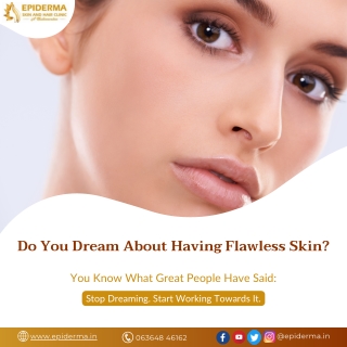 Flawless Skincare | Best Skin Clinic in Jayanagar | Epiderma Clinic