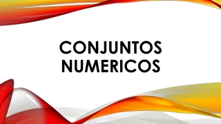 Clase Conjuntos Numericos