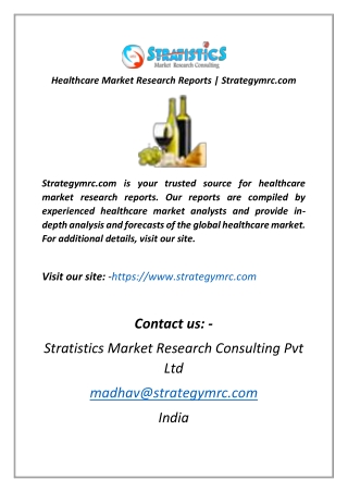 Healthcare Market Research Reports