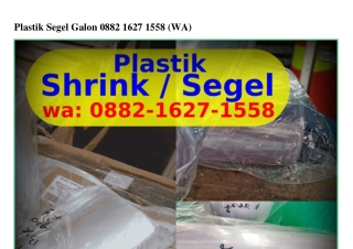 Plastik Segel Galon