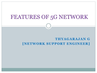 Benefits of 5G Network