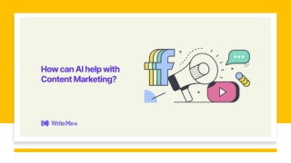 How Can AI Help With Content Marketing