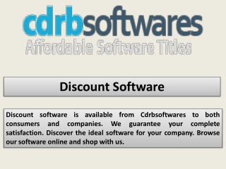 Discount Software