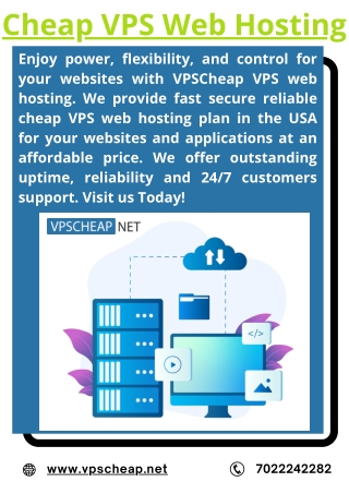 Cheap VPS Web Hosting