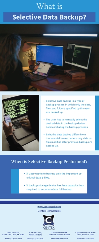What is Selective Data Backup?