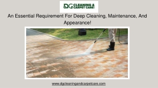 Professional Cleaning - An Essential Requirement For Deep Cleaning, Maintenance, And Appearance!