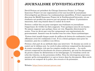 journalisme d'investigation
