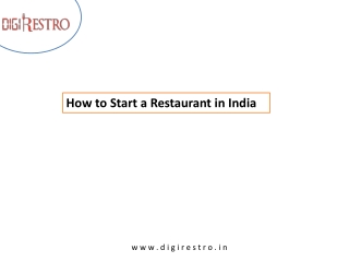 How to Start a Restaurant in India