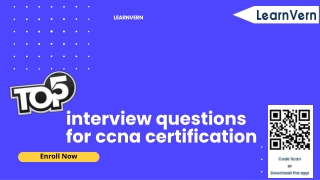 Top 5 interview questions for ccna certification