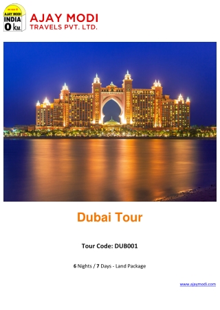Book Dubai Diwali Tour Packages at the Best Price – Ajay Modi Travels