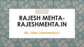 Neta Rajesh Mehta- RajeshMehta.in