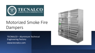 Motorized Smoke Fire Dampers​