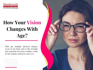 How Your Vision Changes With Age?