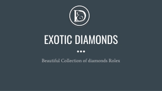 Beautiful Collection of diamonds Rolex
