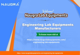 Engineering Lab Equipments Manufacturers